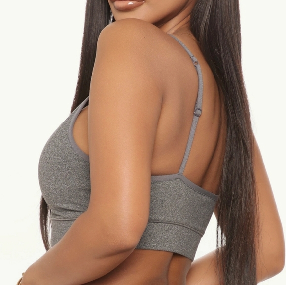 New Womens size large grey everyday bralette - Picture 2 of 2